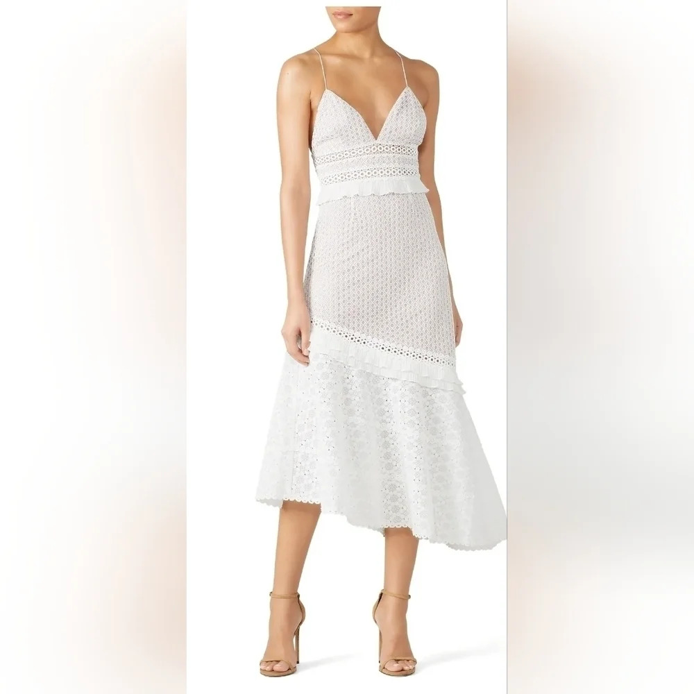 SAYLOR White Cole Dress XS